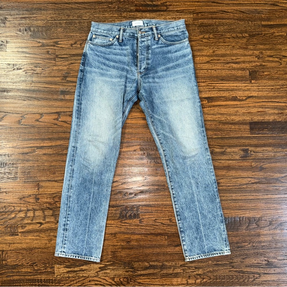 Rhude Light Blue Straight Jeans